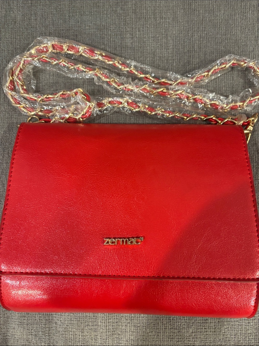 Red  Crossbody Bag
